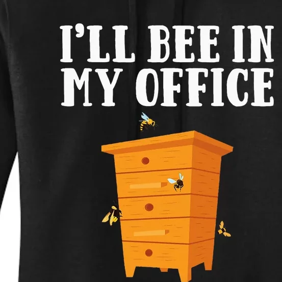 Cool Beekeeper Art Beekeeping Bee Lover Honeybee Women's Pullover Hoodie