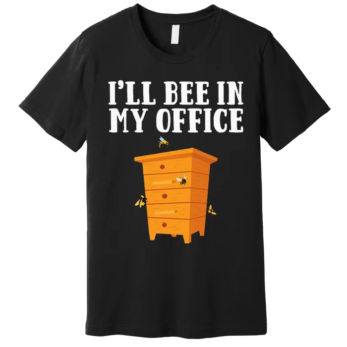 Cool Beekeeper Art Beekeeping Bee Lover Honeybee Premium T-Shirt