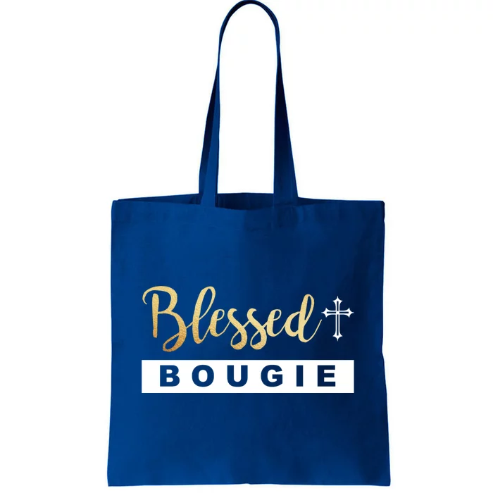 Christian Blessed And Bougie Bae Melanin Black And Magic Gift Tote Bag