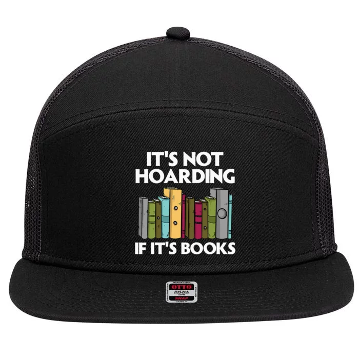 Cool Books Art Wo Read Books Bookworm Library Reading 7 Panel Mesh Trucker Snapback Hat