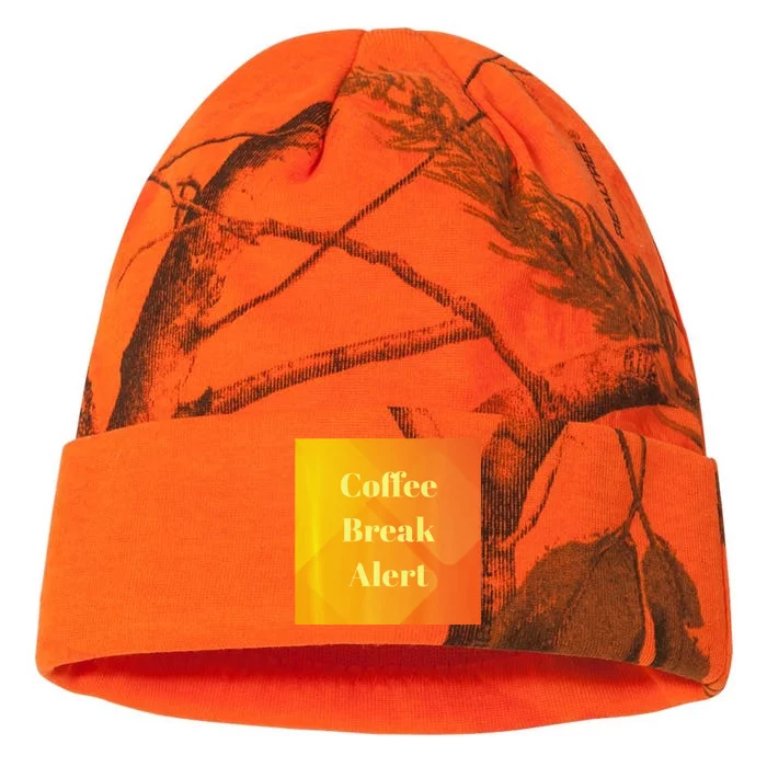 Coffee Break Alert Premium Kati - 12in Camo Beanie