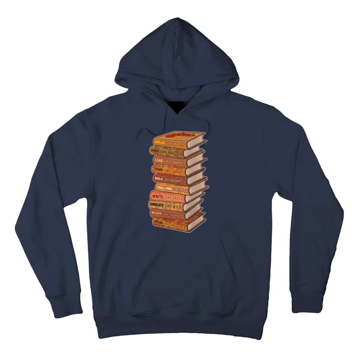 Celebrate Black African American History Figures Books Hoodie