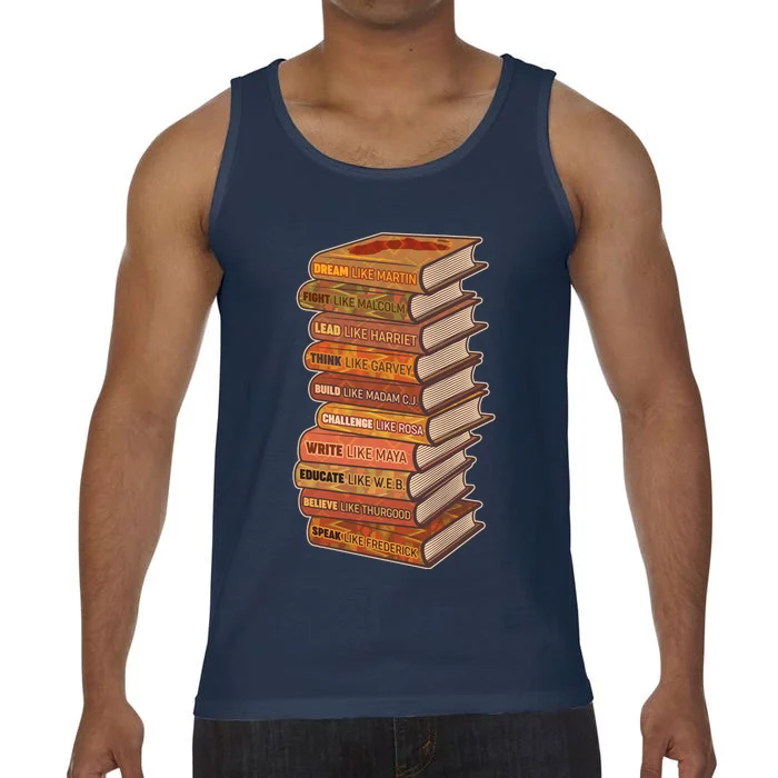 Celebrate Black African American History Figures Books Comfort Colors® Tank Top