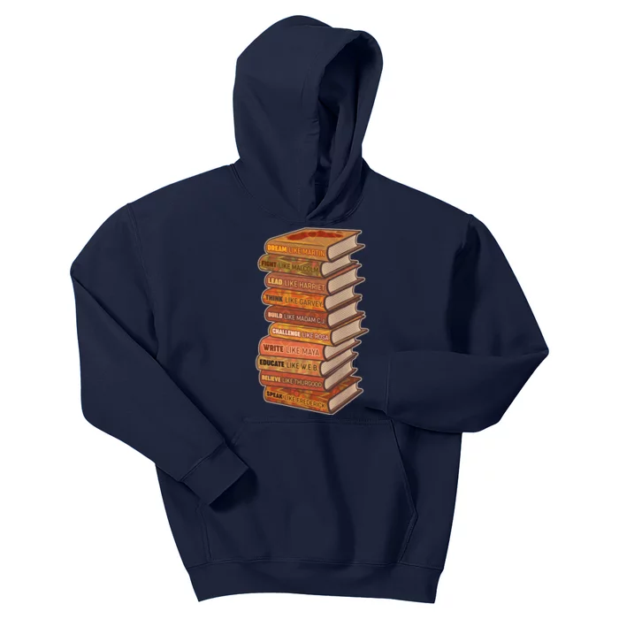 Celebrate Black African American History Figures Books Kids Hoodie