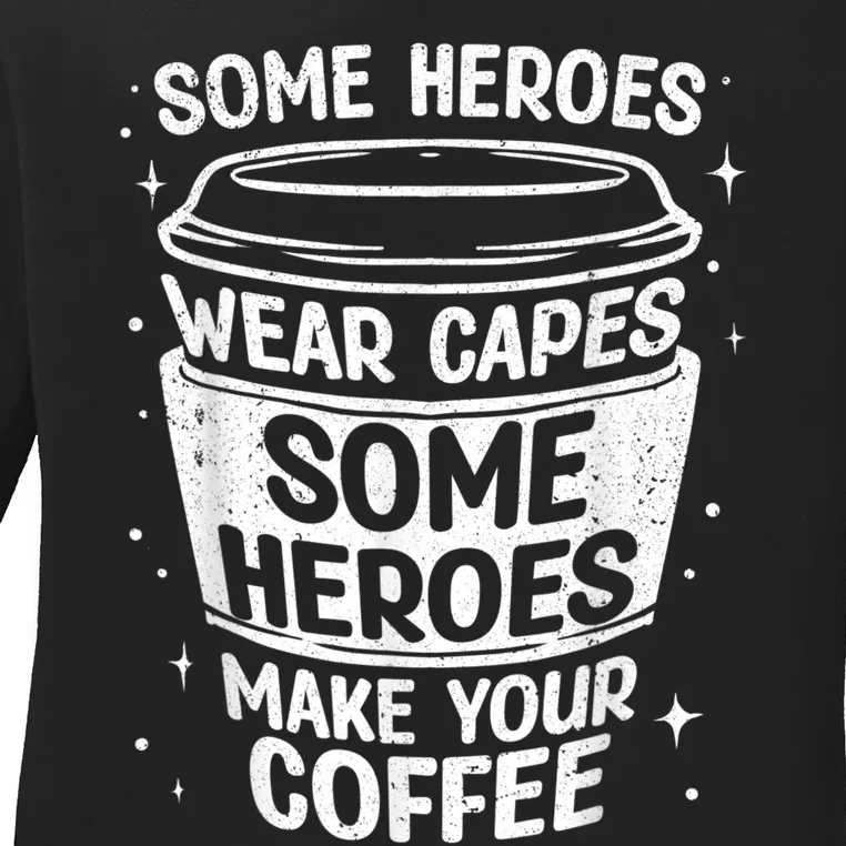 Cool Barista Art For Men Women Cappucino Cup Espresso Lovers Ladies Long Sleeve Shirt