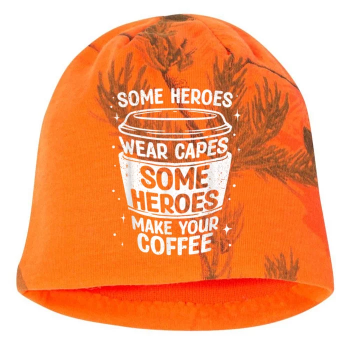 Cool Barista Art For Men Women Cappucino Cup Espresso Lovers Kati - Camo Knit Beanie