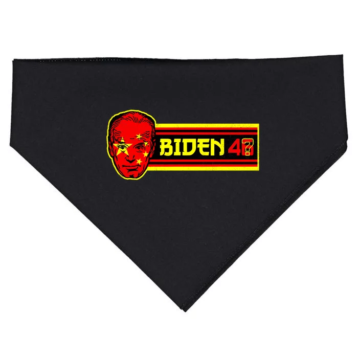 China Biden Anti Joe Biden President 46 Pro Trump Beijing USA-Made Doggie Bandana