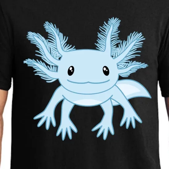 Cute Blue Axolotl Kawaii Aesthetic Axolotls Pajama Set