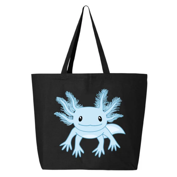 Cute Blue Axolotl Kawaii Aesthetic Axolotls 25L Jumbo Tote