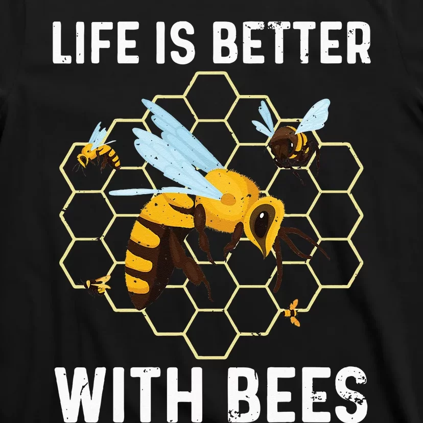 Cute Bee Art Men Women Beekeeping Honey Bumble Bee Lover T-Shirt