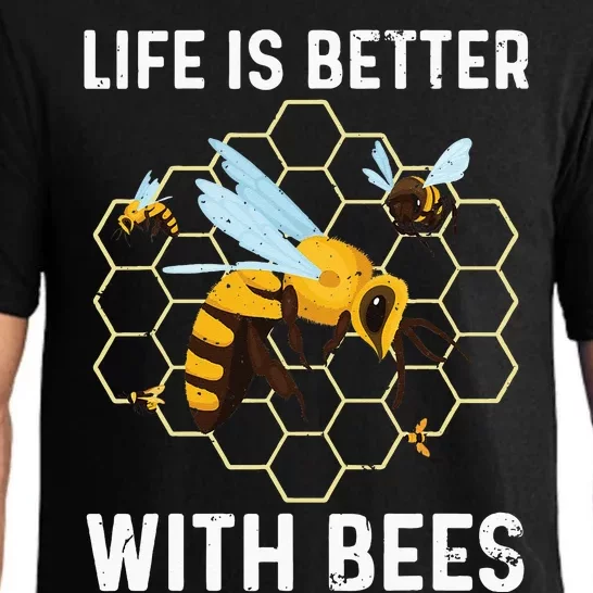 Cute Bee Art Men Women Beekeeping Honey Bumble Bee Lover Pajama Set