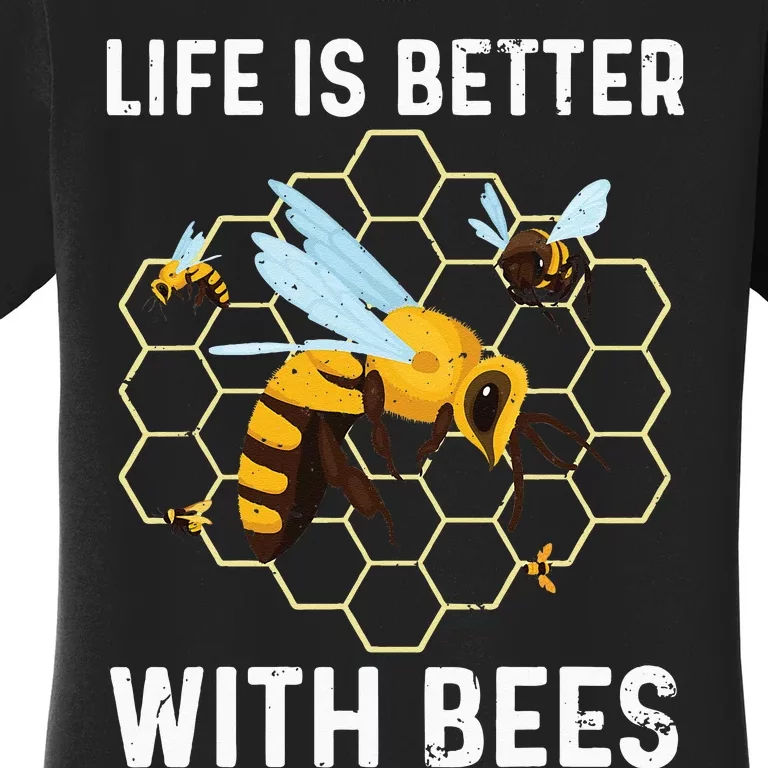 Cute Bee Art Men Women Beekeeping Honey Bumble Bee Lover Women's T-Shirt