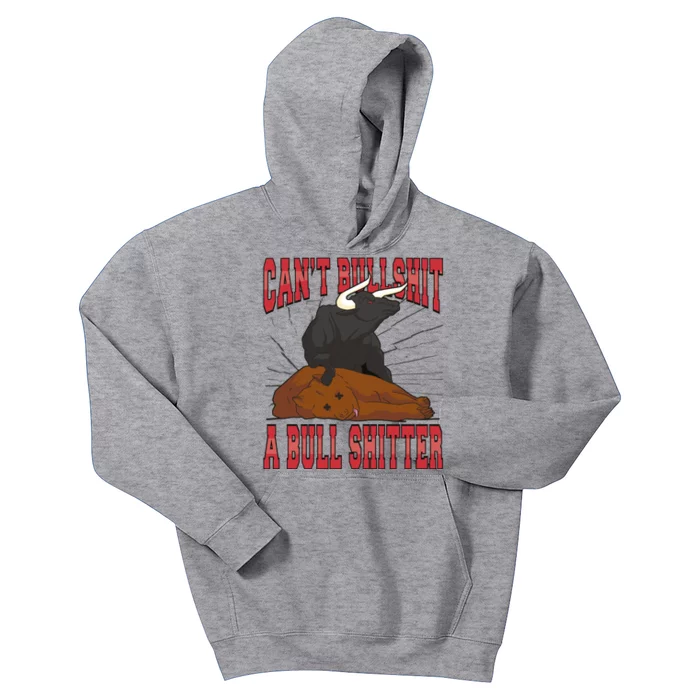 Can't Bullshit A Bull Shitter Funny Kids Hoodie