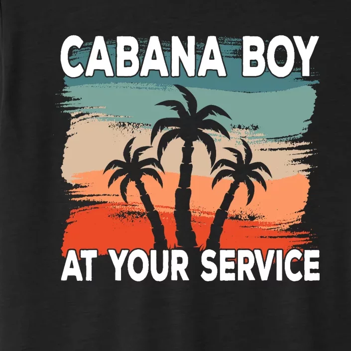 Cabana Boy At Your Service Pool Boy ChromaSoft Performance T-Shirt