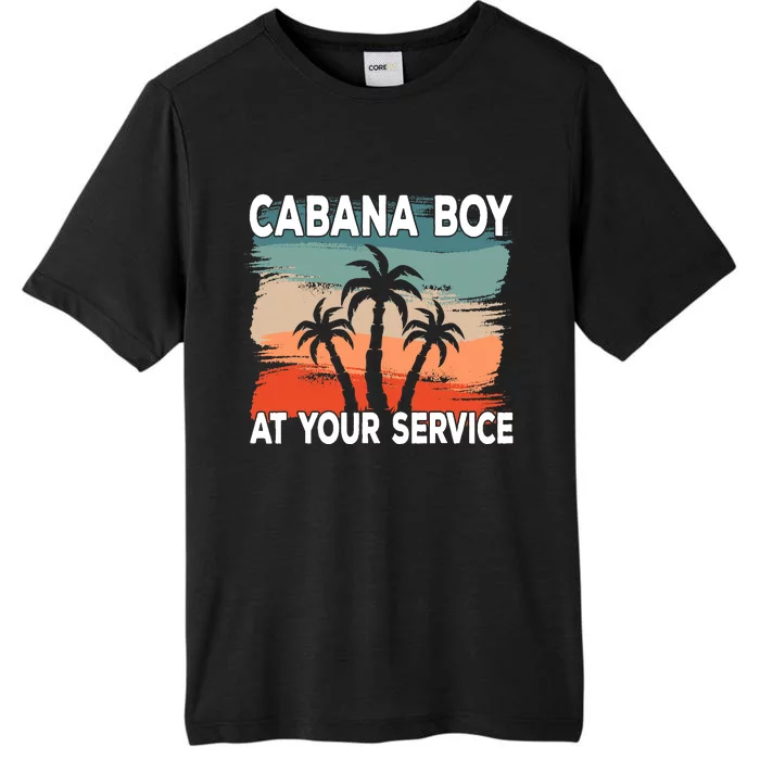 Cabana Boy At Your Service Pool Boy ChromaSoft Performance T-Shirt