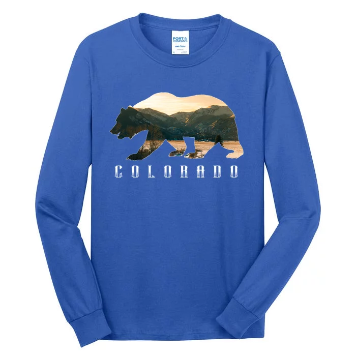 Colorado Bear And Rocky Mountain National Park Image Souvenir Gift Tall Long Sleeve T-Shirt