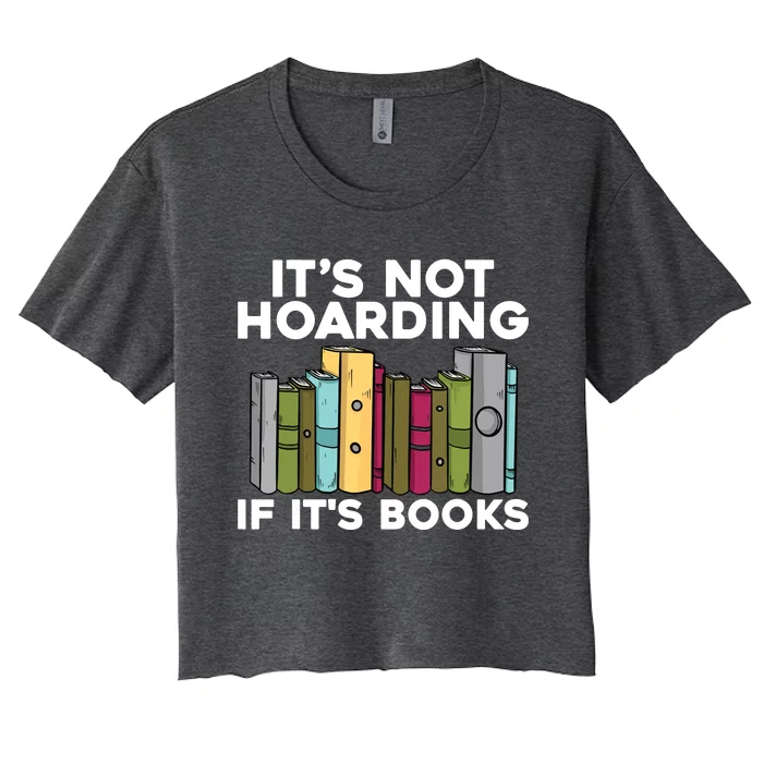 Cool Books Art Men Women Read Books Bookworm Library Reading Women's Crop Top Tee