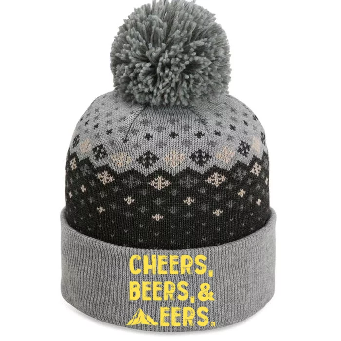 Cheers Beers And Mountaineers West Virginia The Baniff Cuffed Pom Beanie