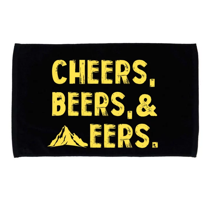 Cheers Beers And Mountaineers West Virginia Microfiber Hand Towel