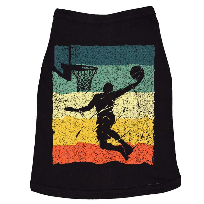 Cool Basketball Art Vintage Basketball Player Doggie Tank