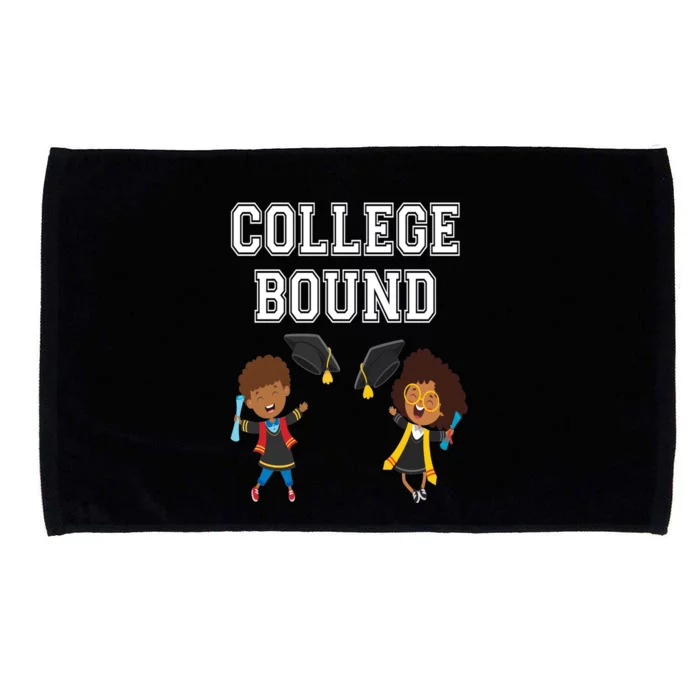 College Bound African American Black Gift Microfiber Hand Towel