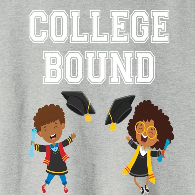 College Bound African American Black Gift Women's Crop Top Tee