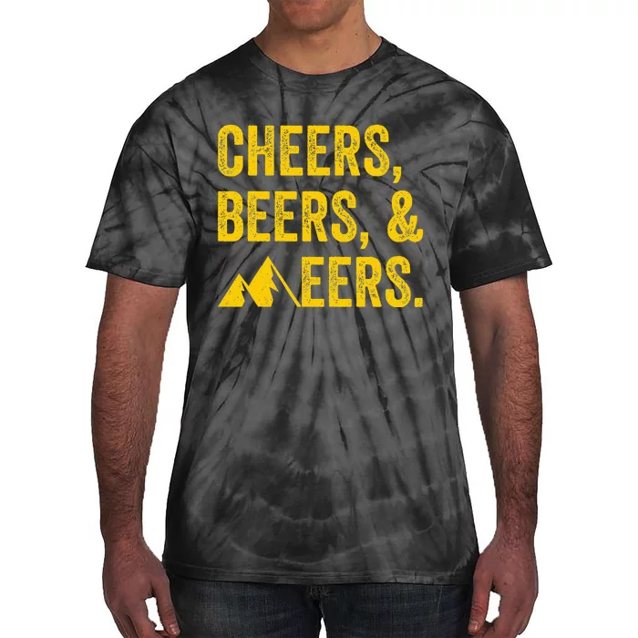 Cheers Beers And Mountaineers West Virginia Tie-Dye T-Shirt