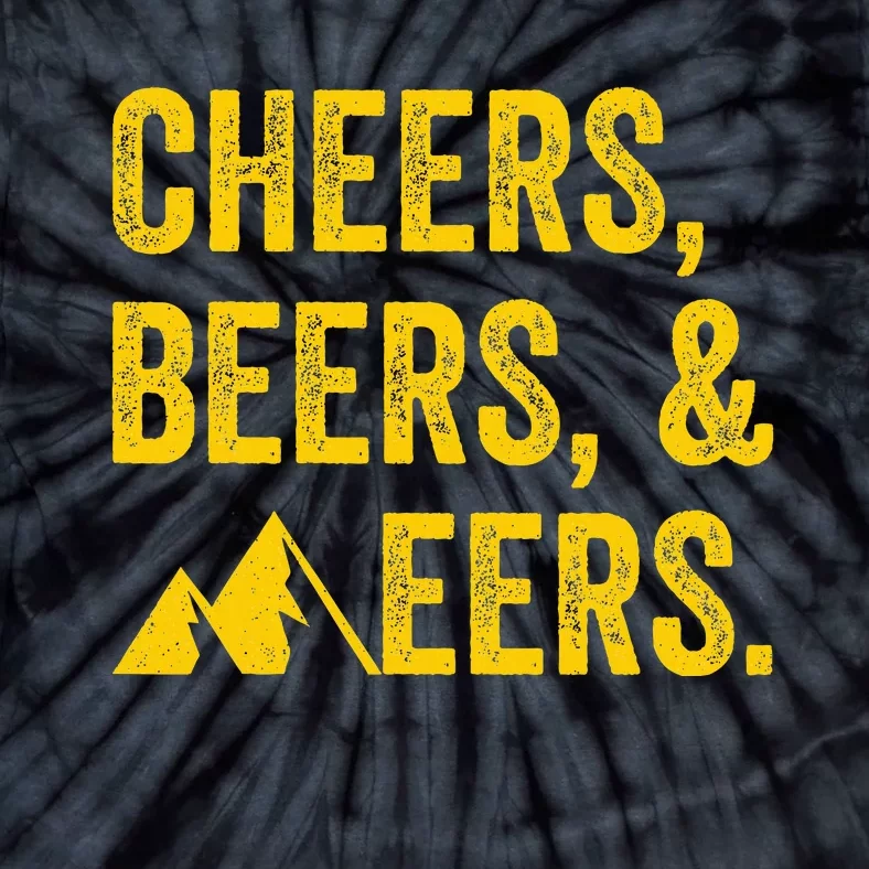 Cheers Beers And Mountaineers West Virginia Tie-Dye T-Shirt