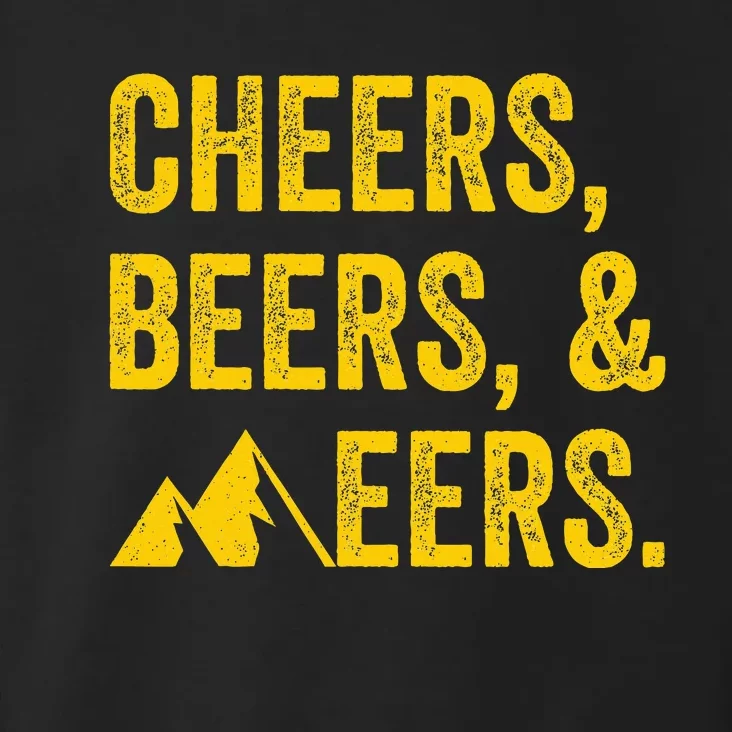 Cheers Beers And Mountaineers West Virginia Toddler Hoodie