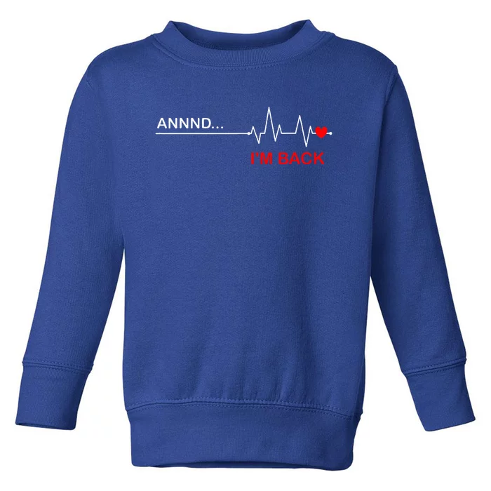 Coronary Bypass Artery Open Heart Diseases Surgery Toddler Sweatshirt