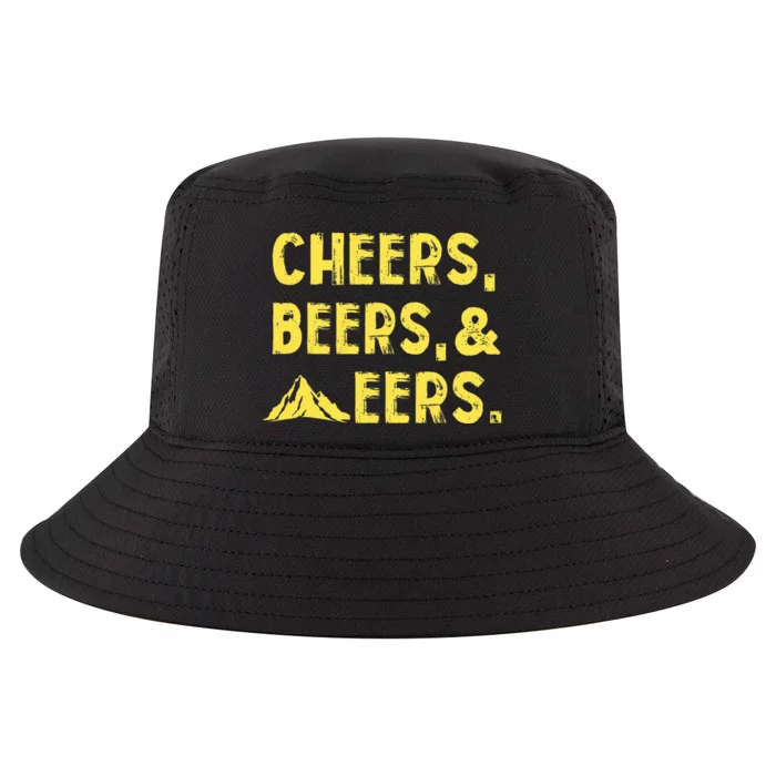 Cheers Beers And Mountaineers West Virginia Cool Comfort Performance Bucket Hat