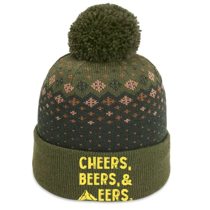 Cheers Beers And Mountaineers West Virginia The Baniff Cuffed Pom Beanie