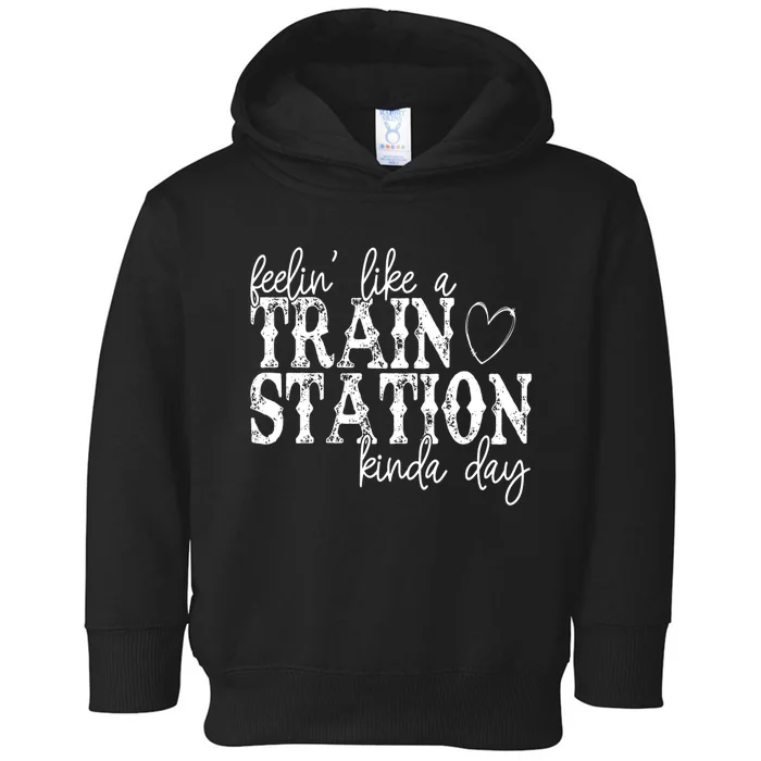 Could Be A Train Station Kinda Day Toddler Hoodie