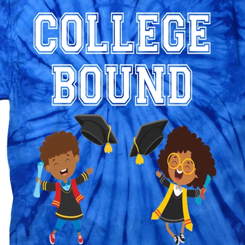 College Bound African American Black Funny Gift Tie-Dye T-Shirt