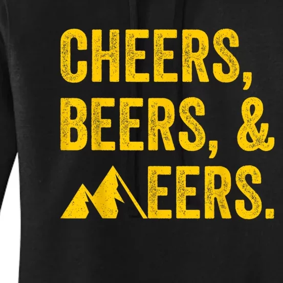 Cheers Beers And Mountaineers West Virginia Women's Pullover Hoodie