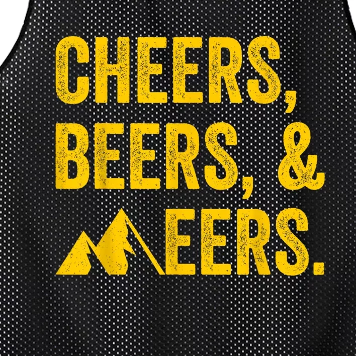 Cheers Beers And Mountaineers West Virginia Mesh Reversible Basketball Jersey Tank