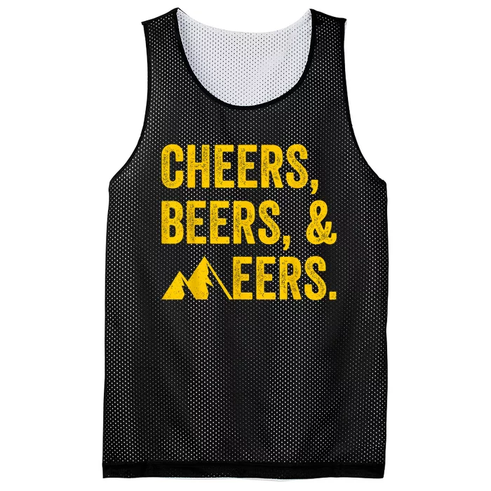 Cheers Beers And Mountaineers West Virginia Mesh Reversible Basketball Jersey Tank