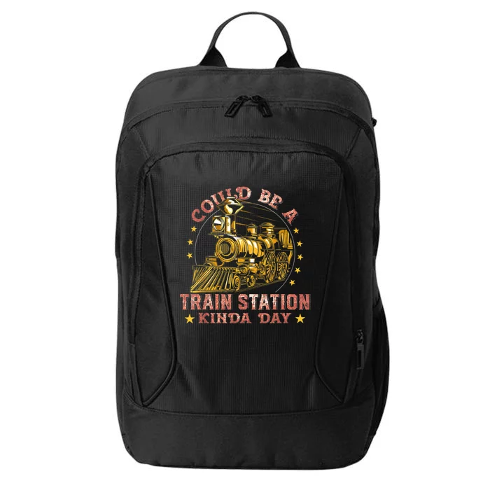 Could Be A Train Station Kinda Day City Backpack