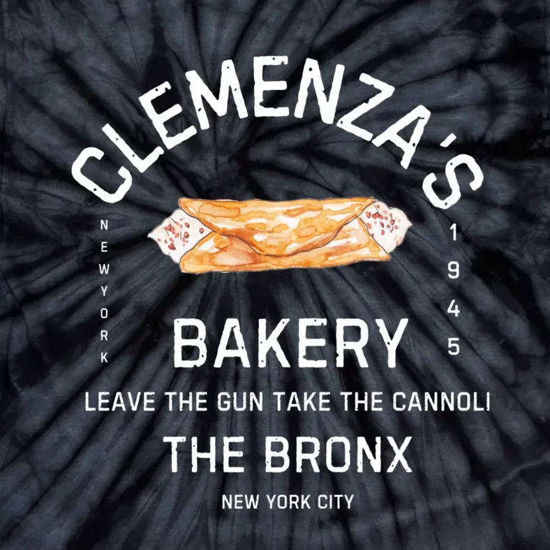 ClemenzaS Bakery Authentic Cannoli Delights And More! Tie-Dye T-Shirt