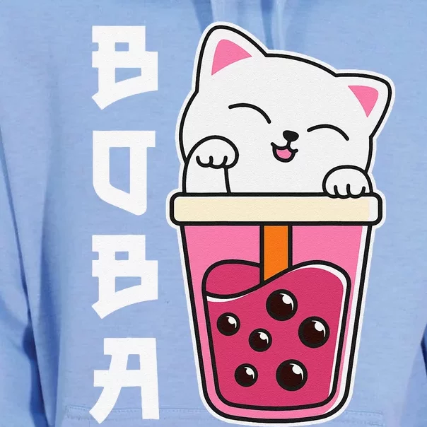 Cat Boba Anime Bubble Tea Neko Girls Kawaii Girls Teen Unisex Surf Hoodie