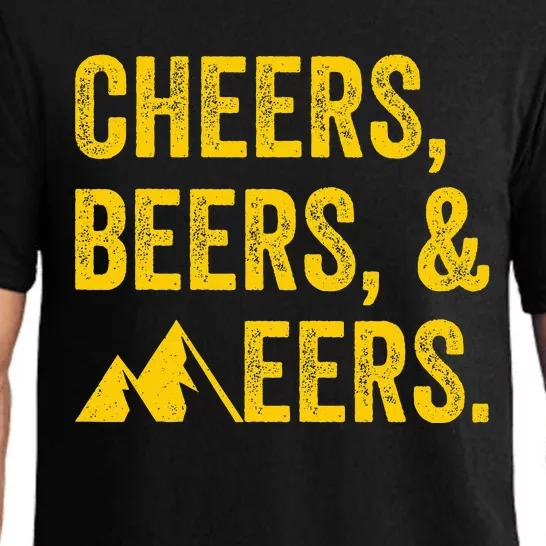 Cheers Beers And Mountaineers West Virginia Pajama Set