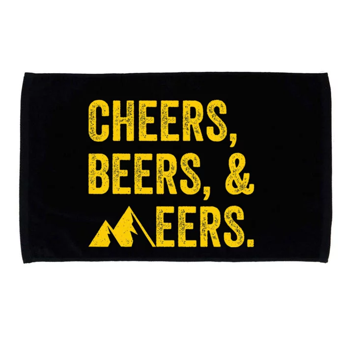 Cheers Beers And Mountaineers West Virginia Microfiber Hand Towel