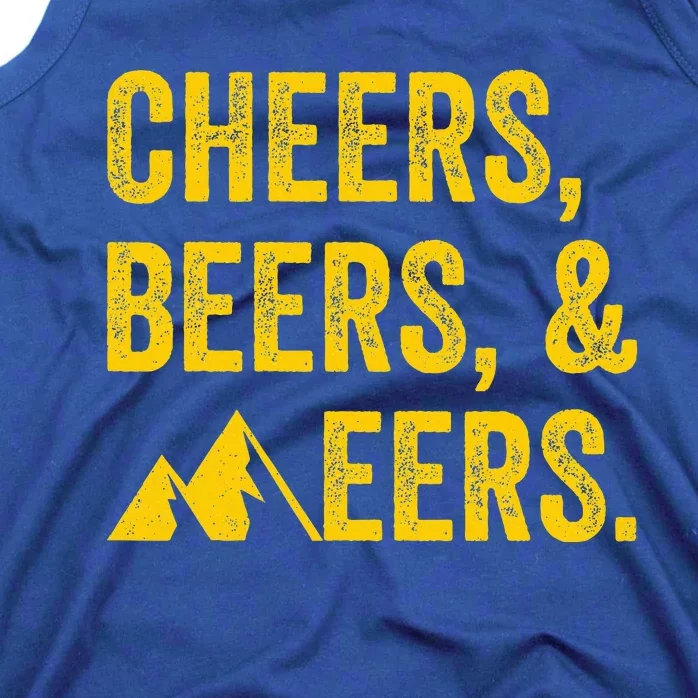 Cheers Beers And Mountaineers West Virginia Tank Top