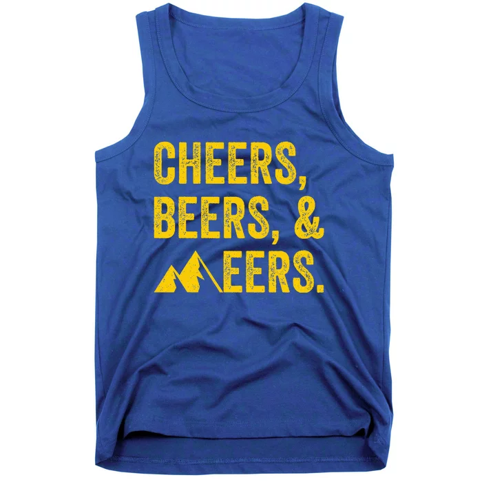 Cheers Beers And Mountaineers West Virginia Tank Top