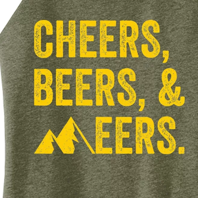 Cheers Beers And Mountaineers West Virginia Women’s Perfect Tri Rocker Tank