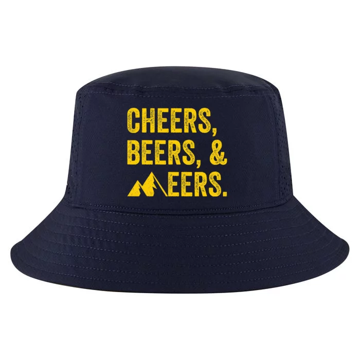 Cheers Beers And Mountaineers West Virginia Cool Comfort Performance Bucket Hat