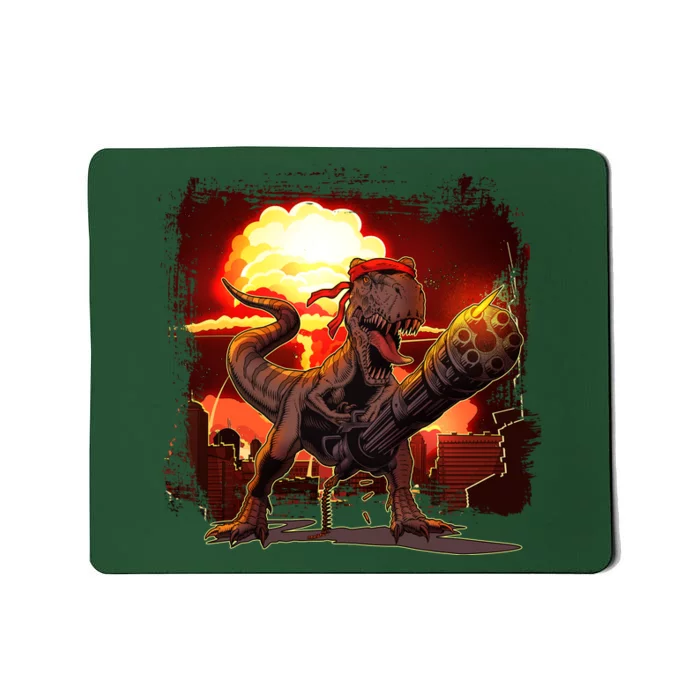 Comic Book Action Hero Movie Trex Dinosaur Mousepad