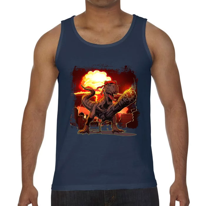 Comic Book Action Hero Movie Trex Dinosaur Comfort Colors® Tank Top