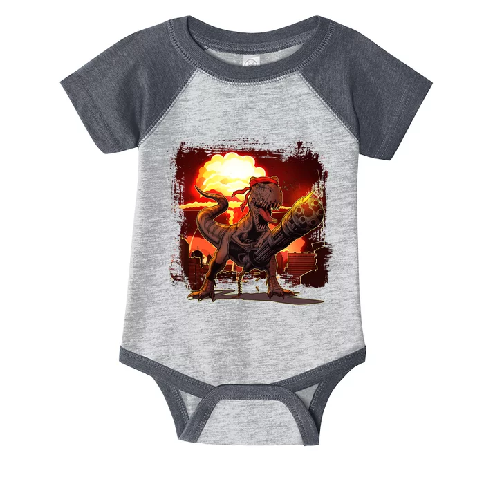 Comic Book Action Hero Movie Trex Dinosaur Infant Baby Jersey Bodysuit