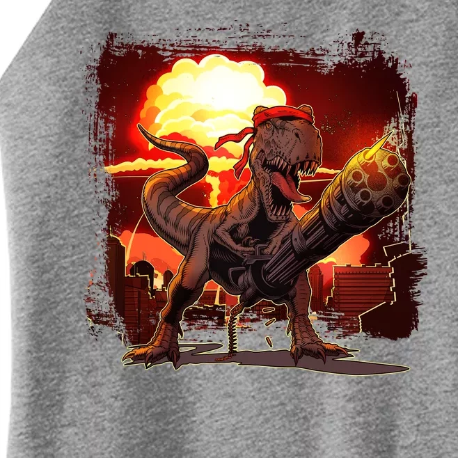 Comic Book Action Hero Movie Trex Dinosaur Women’s Perfect Tri Rocker Tank